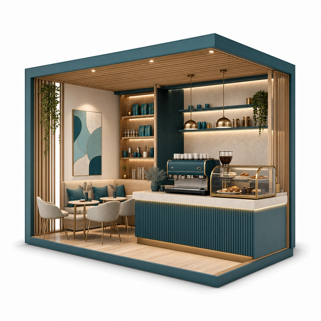 تصميم كوفي شوب (أقل من 500 م)
